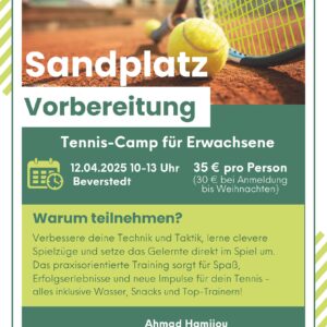 Tenniscamp Frühjahr 25